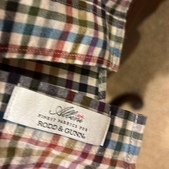 NWT Rodd & Gunn multi-colored plaid shirt size XL - Picture 7 of 13
